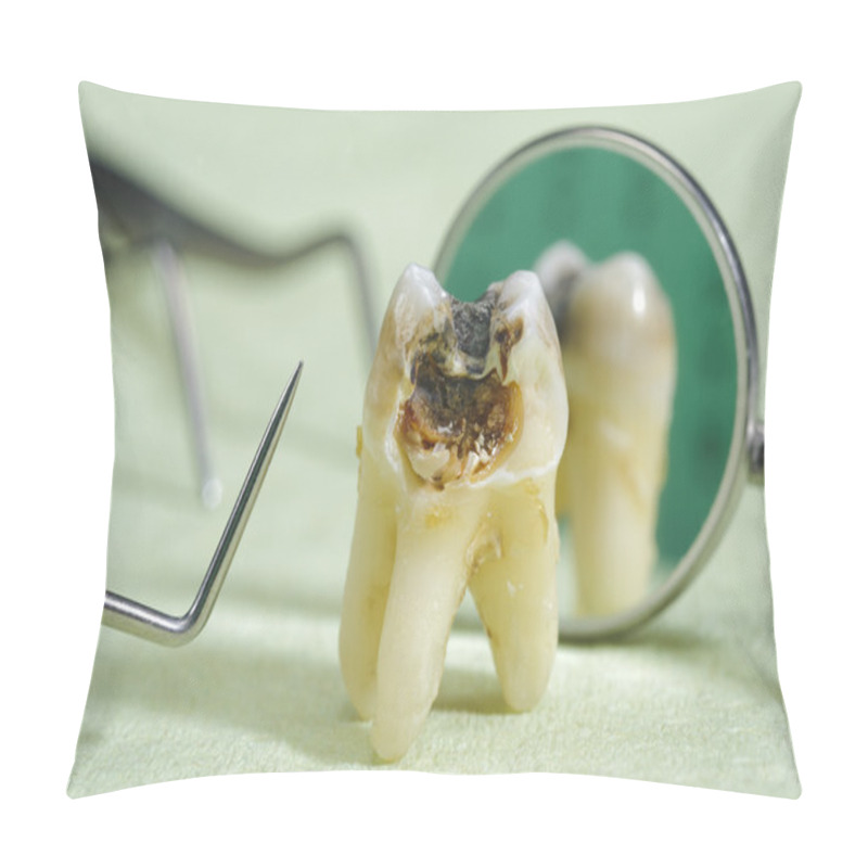 Personality  Caries On Tooth Pillow Covers