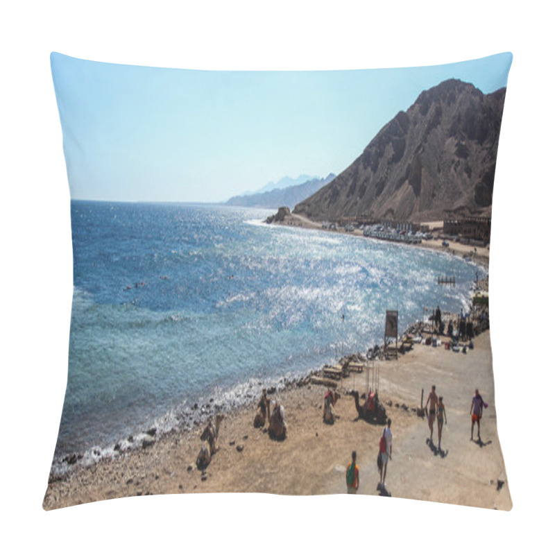 Personality  Red Sea Coast Pillow Covers