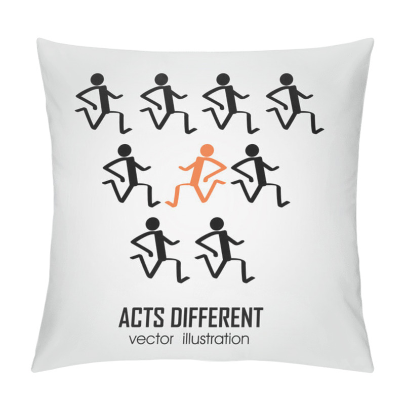 Personality  Acts Different Pillow Covers