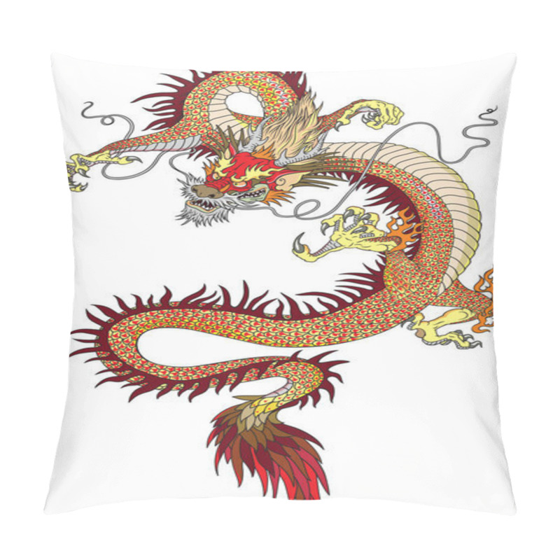 Personality  Chinese Dragon Tattoo Pillow Covers