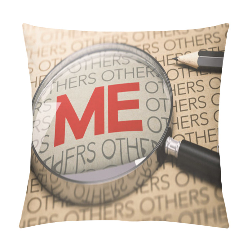 Personality  Egocentric Or Egoistic Person Concept  Pillow Covers