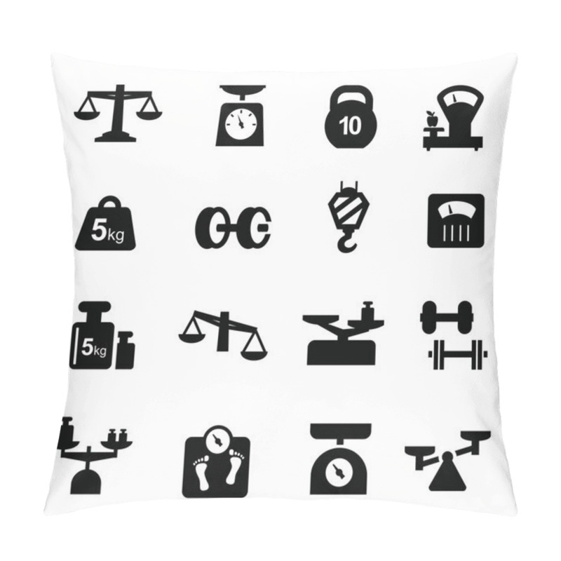 Personality  Scales Icon Pillow Covers