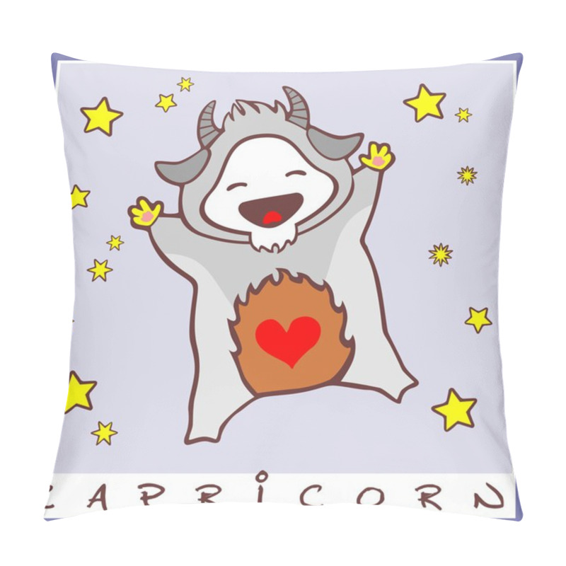 Personality  Baby Birth Greeting Card With Starsign Pillow Covers