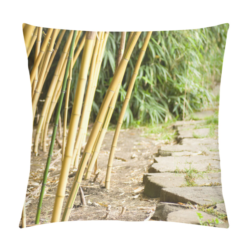 Personality  Green Bamboo Forest Pillow Covers