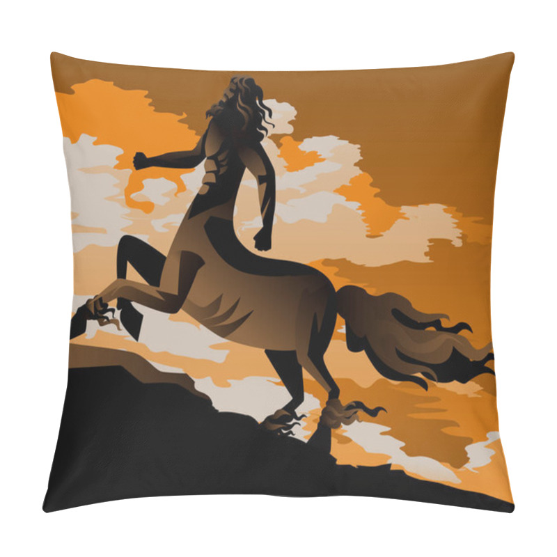 Personality  Pottery Mythology Centaur Half Horse Half Human Creature Pillow Covers