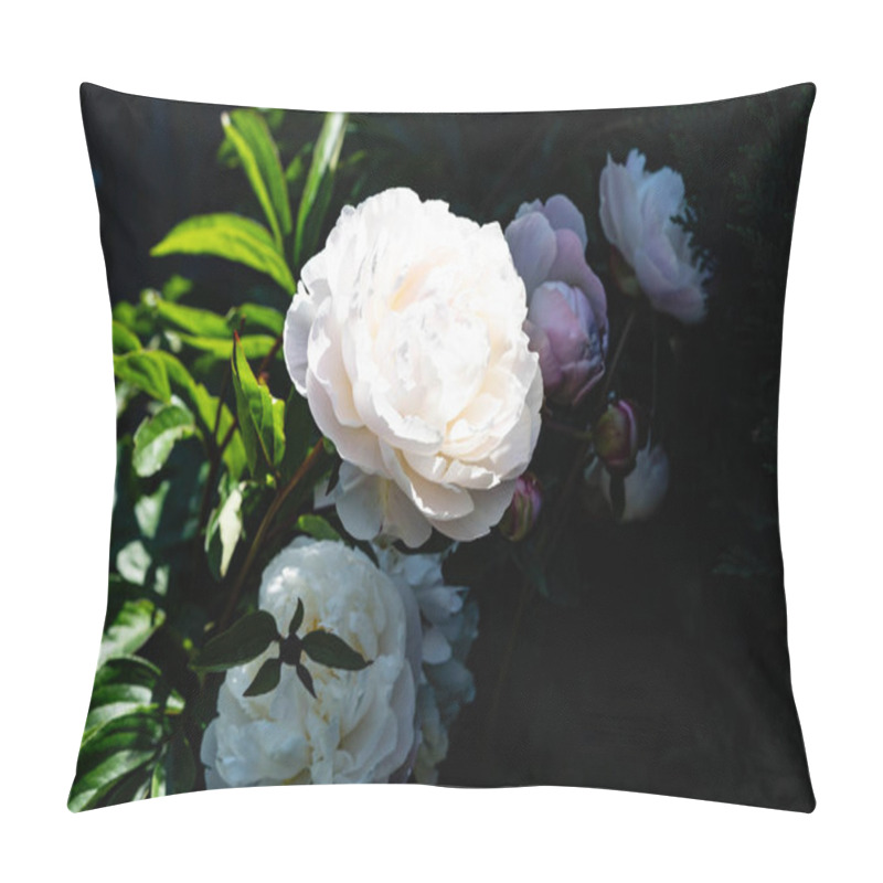 Personality  The Milk White Pentecost Rose Paeonia Lactiflora Pillow Covers