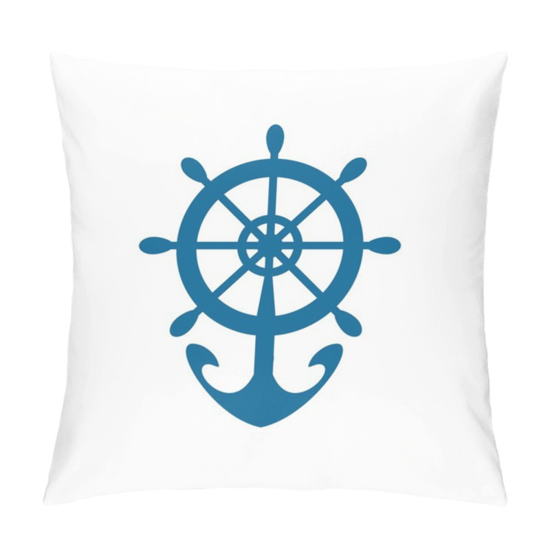 Personality  Symbol Logo Yacht Icon Transportation Tools Anchor Nautical Pillow Covers