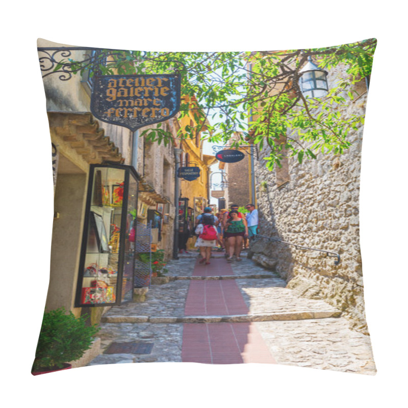 Personality  Alley In The Medieval Village Of Eze, France Pillow Covers