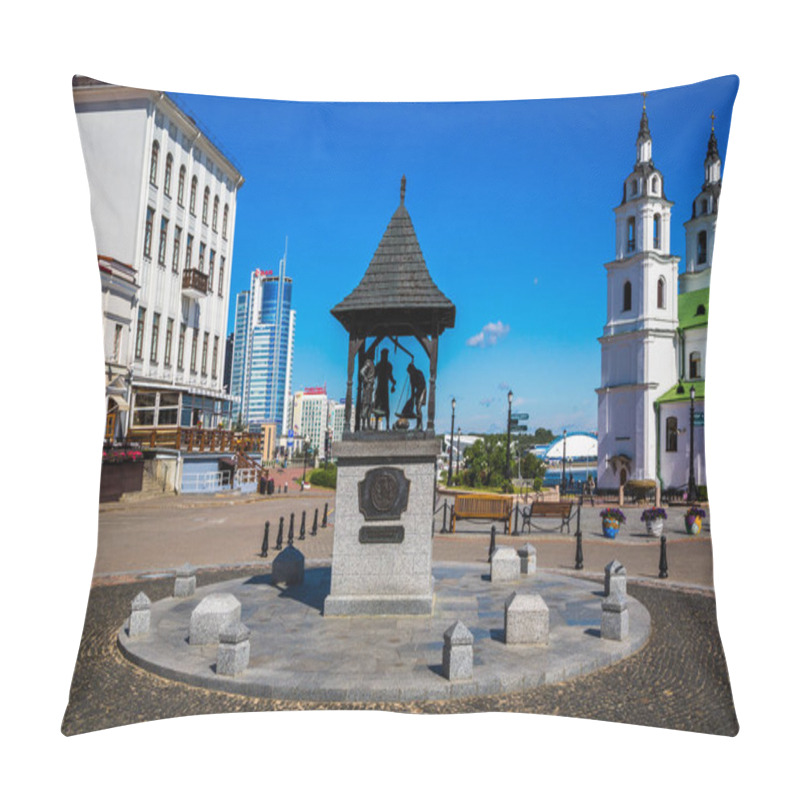 Personality  Minsk, Belarus, Freedom Square Pillow Covers