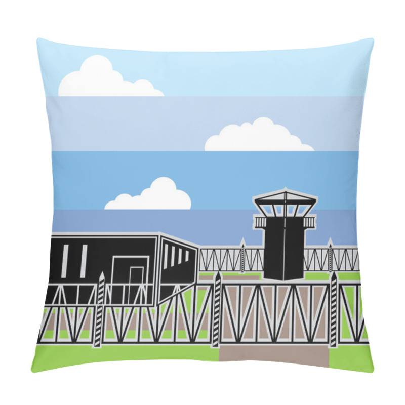 Personality  Secure Facility Prison Camp Pillow Covers