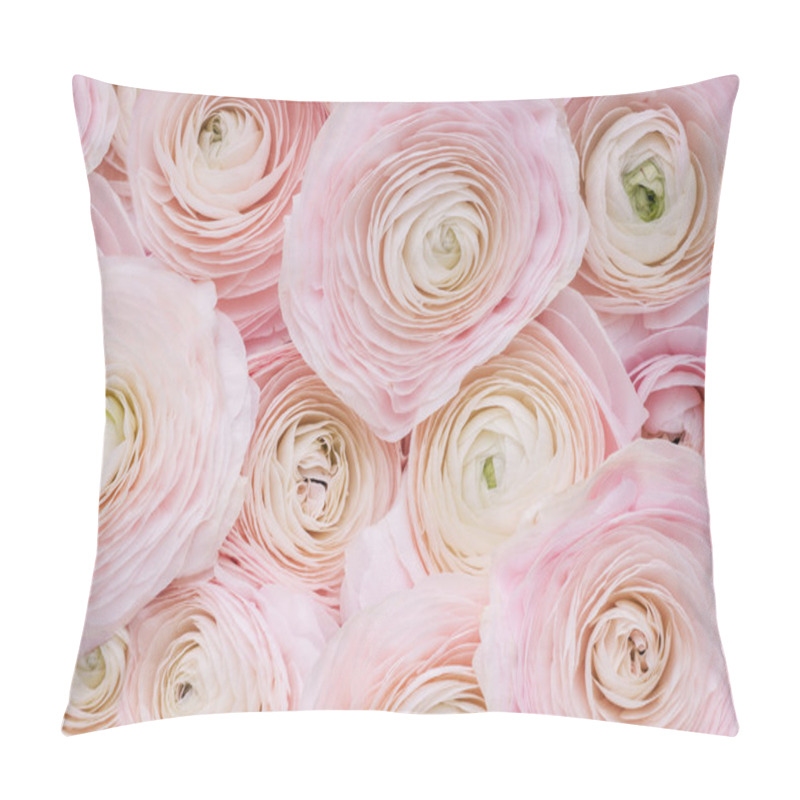 Personality  Background Of Delicate Pink Flowers. Pillow Covers