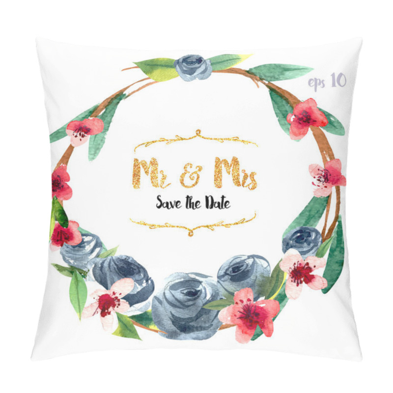 Personality  Collection Of Painted Flowers Pillow Covers