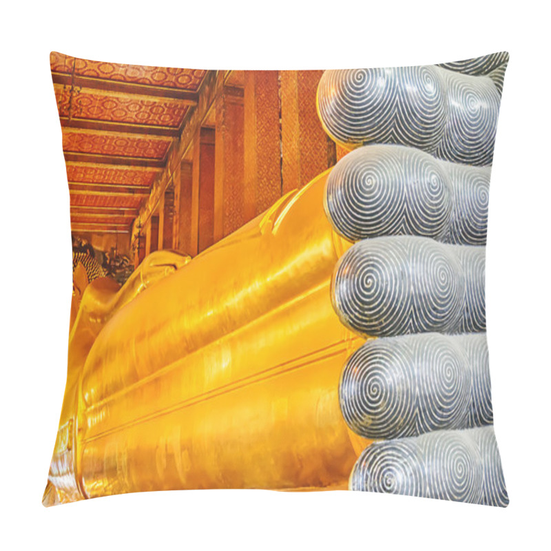 Personality  Reclining Buddha Statue Pillow Covers