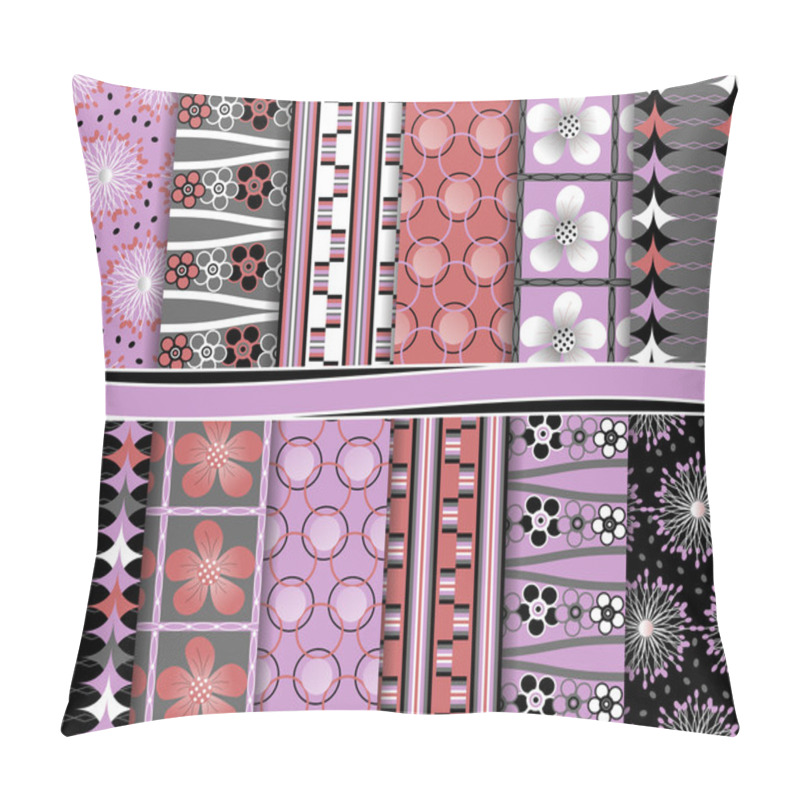 Personality  Abstract Vector Set Of Scrapbook Paper Pillow Covers