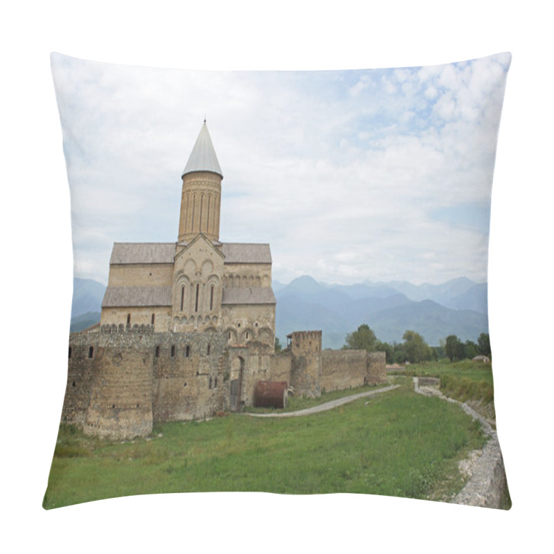 Personality  Monastery Alawerdi, Kakheti, Georgia, Europe Pillow Covers