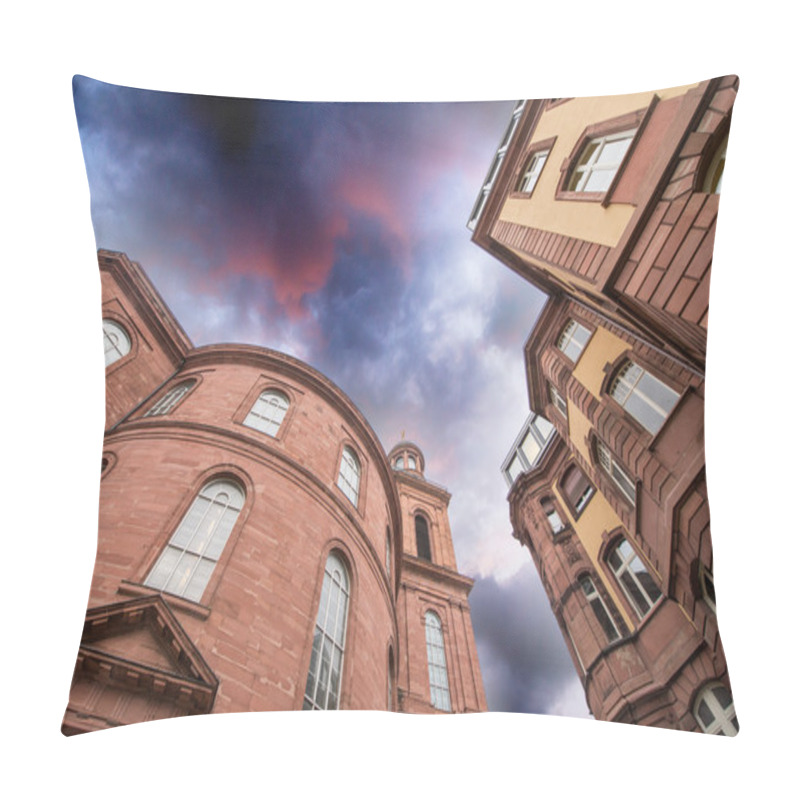 Personality  Buildings Of Frankfurt Pillow Covers