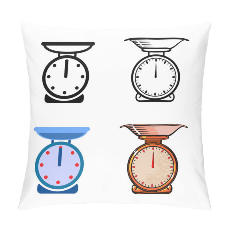 Personality  Kitchen Scales Pillow Covers