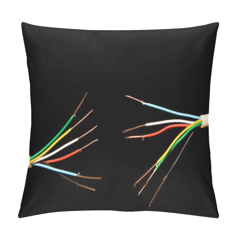 Personality  Stripped Wires Pillow Covers