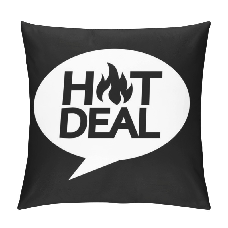 Personality  Hot Deal Icon Illustration Design Pillow Covers