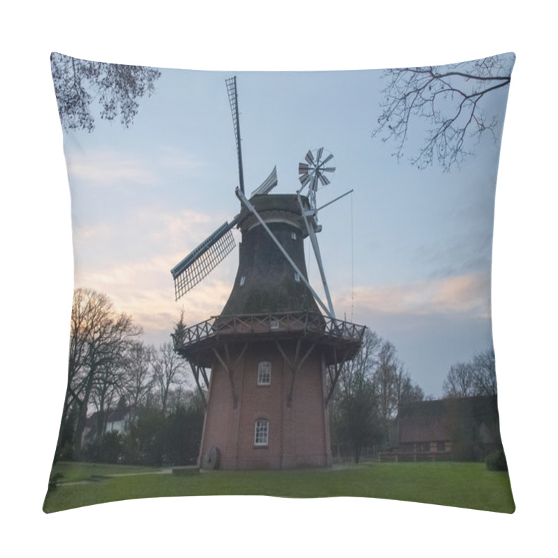 Personality  Bad Zwischenahn, Windmill In The Open-air Museum Pillow Covers