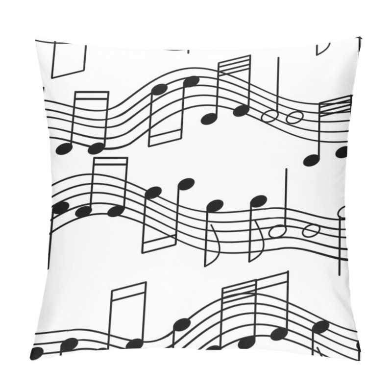 Personality  Seamless Music Pattern Pillow Covers