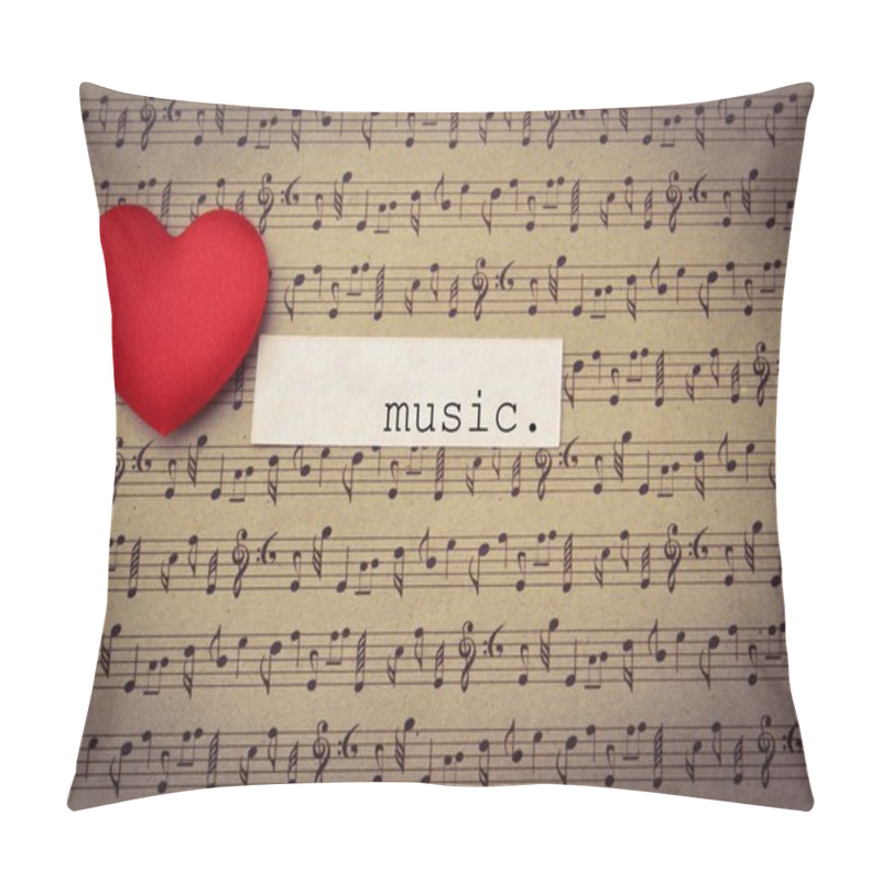 Personality  Music Cover Sheet Pillow Covers