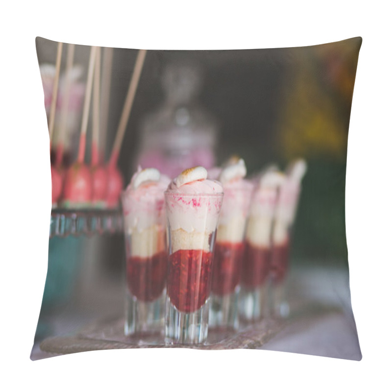 Personality  Dessert Table. Candy Bar Pillow Covers