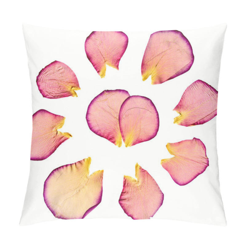 Personality  Rose Petals Isolated Pillow Covers