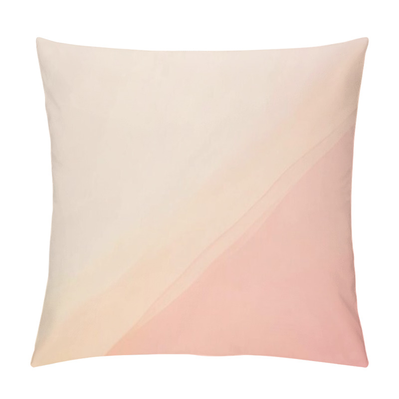 Personality  Soft Pink And Peach Gradient Minimalist Background Pillow Covers