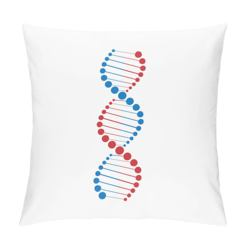 Personality  DNA Digital, Sequence, Code Structure With Glow. Science Concept And Nano Technology Background. Vector Design. Pillow Covers