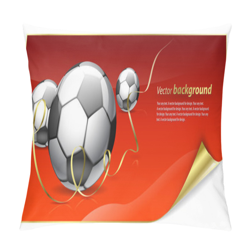 Personality  Abstract Background For Design On A Football Theme Pillow Covers