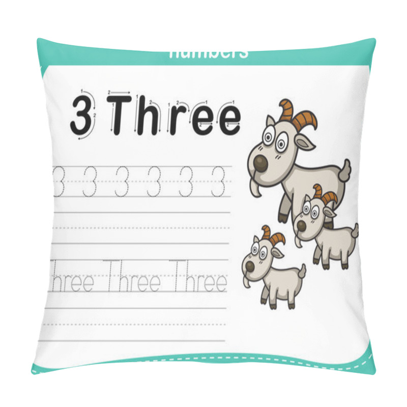 Personality  Connecting Dot And Printable Numbers Exercise With Lovely Cartoon Pillow Covers