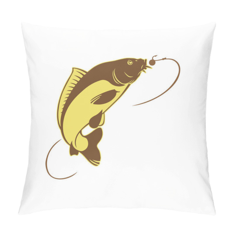 Personality  Carp Fish For Logo Pillow Covers