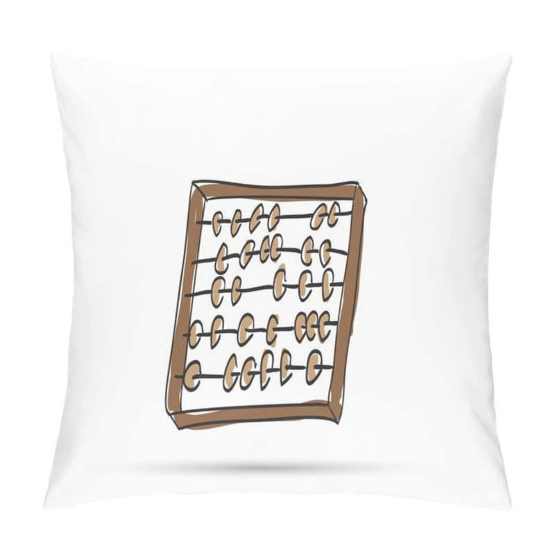 Personality  Cartoon Wooden Old Abacus Pillow Covers