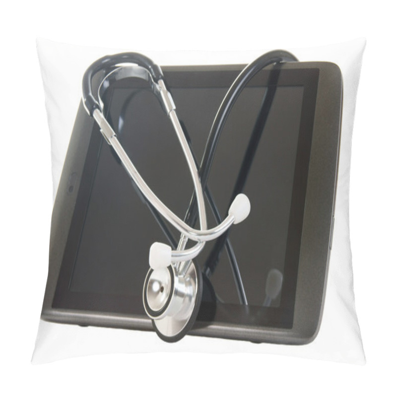 Personality  Tablet Pc And Stethoscope Pillow Covers