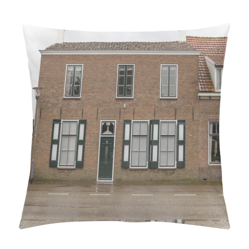 Personality  Dutch House Facade Pillow Covers