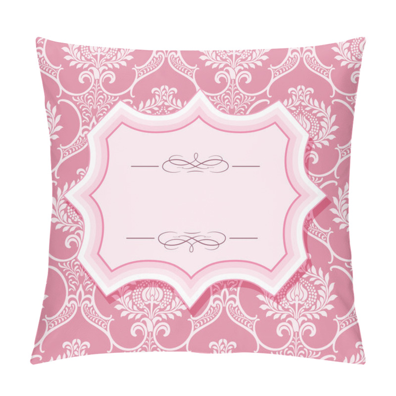 Personality  Frame On Patterns In Pastel Pink. Pillow Covers