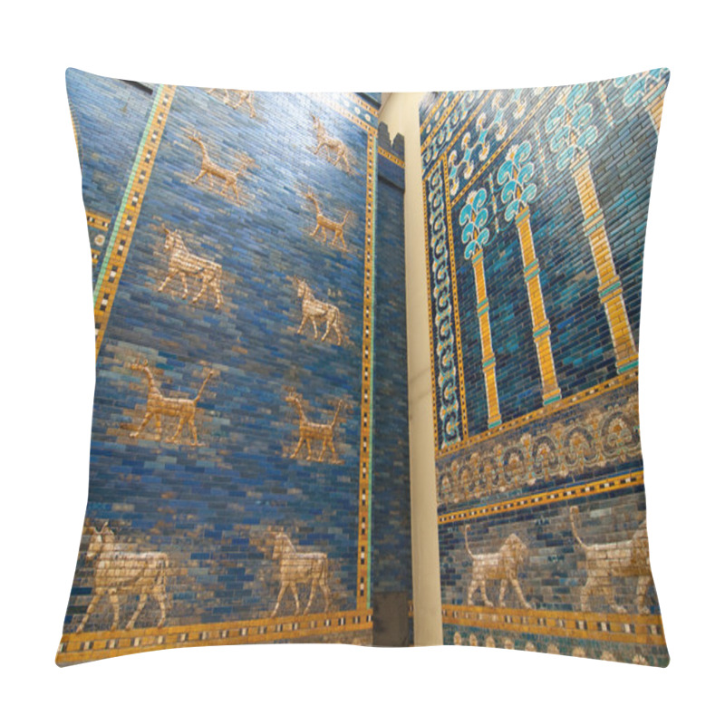 Personality  Babylonian City Wall In Pergamon Museum Pillow Covers