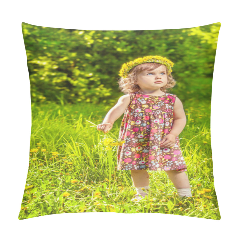 Personality  Dandelion Curly Girl Pillow Covers