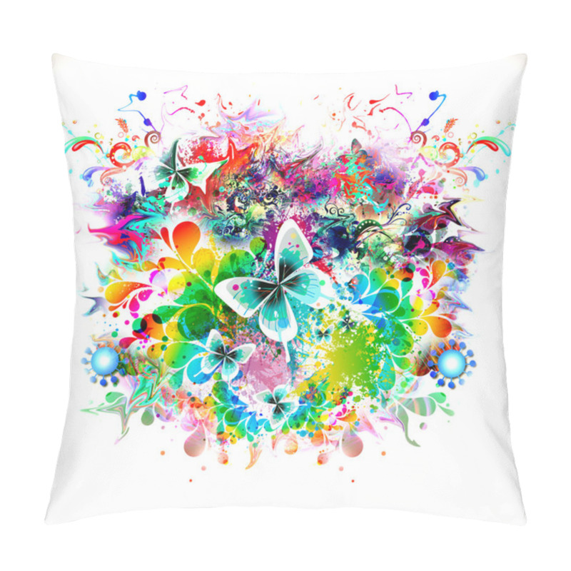 Personality  Harmony Floral Concept. Pillow Covers