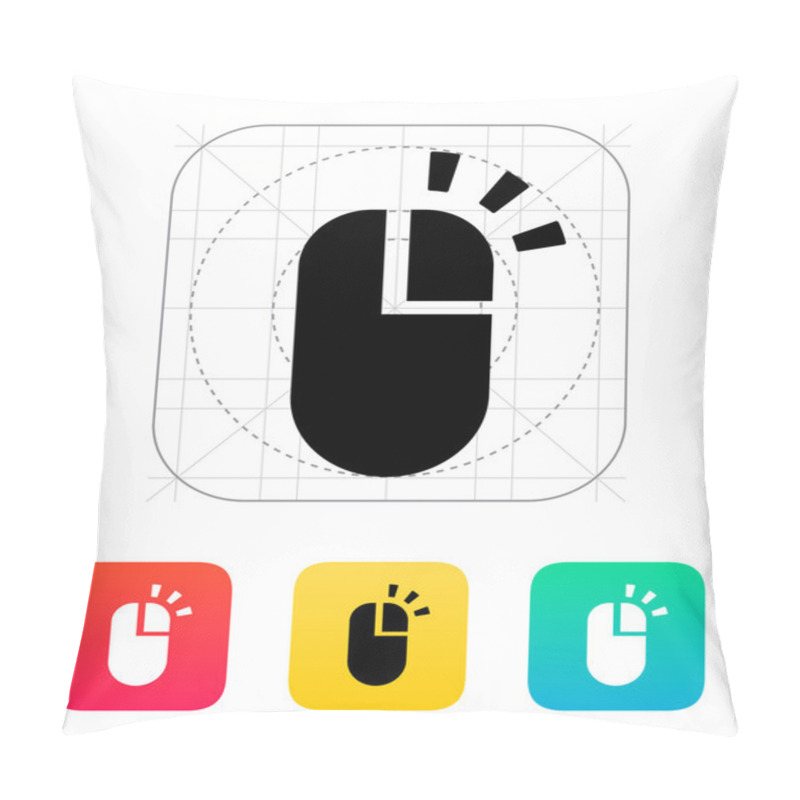 Personality  Right Click Mouse Icon. Pillow Covers