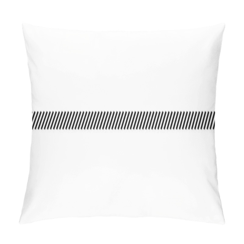 Personality  Slash Line On White Background. Vector Illustration. Modern Bord Pillow Covers