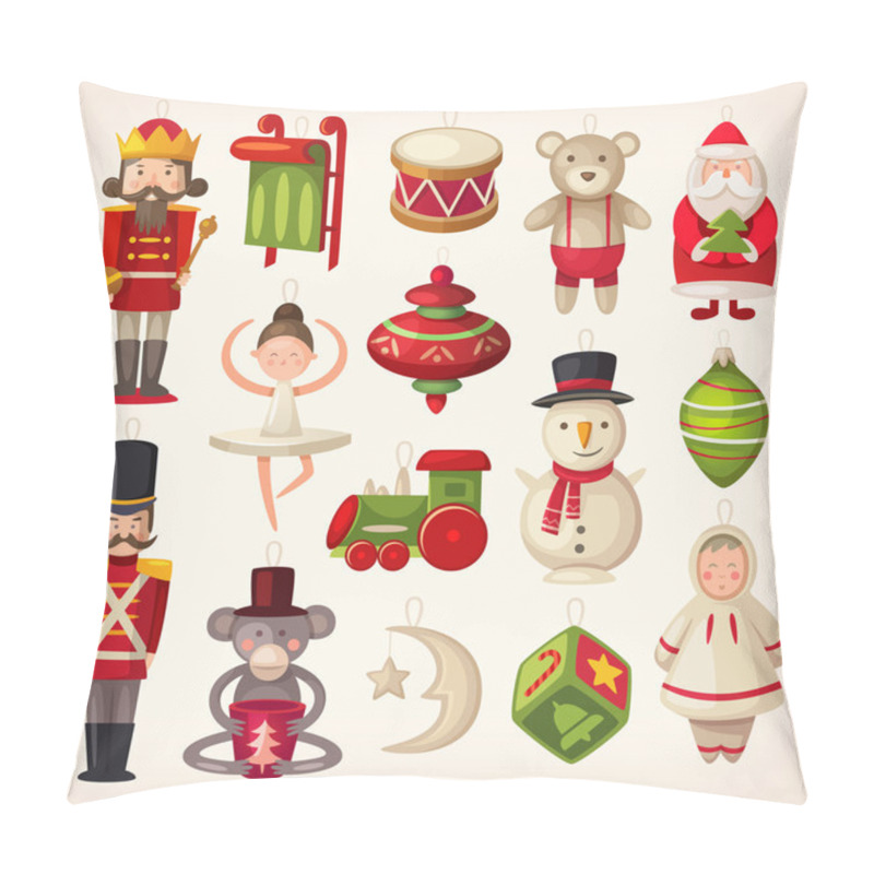 Personality  Christmas Tree Toys Pillow Covers