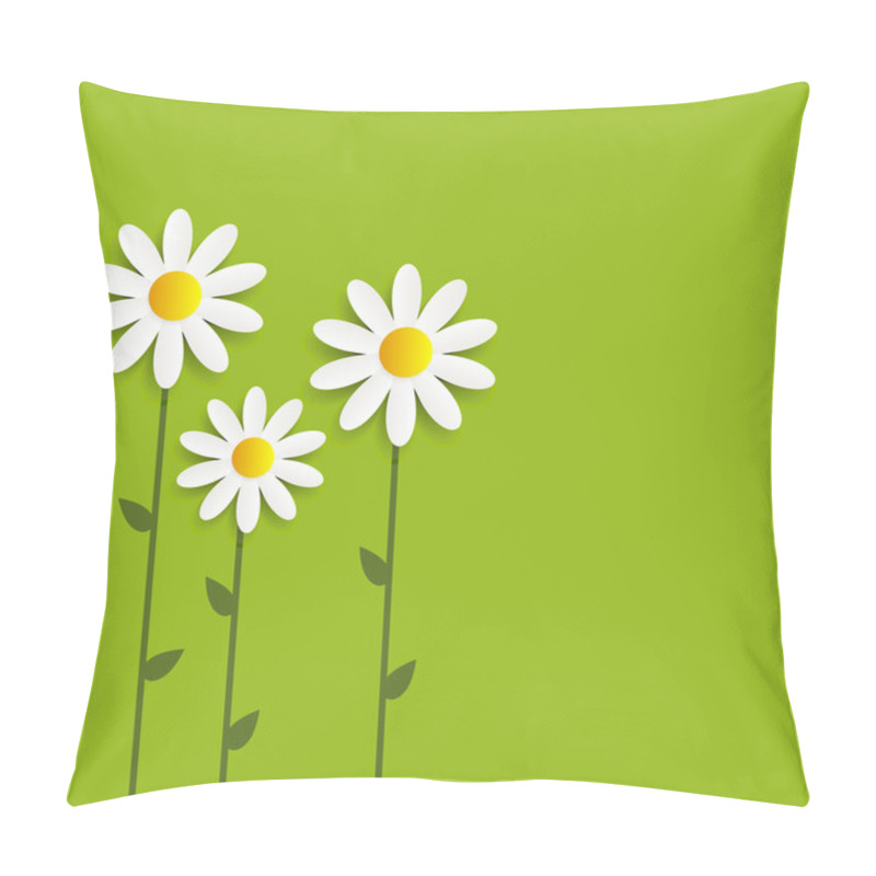 Personality  Flora Daisyl Design Vector Illustartion Pillow Covers