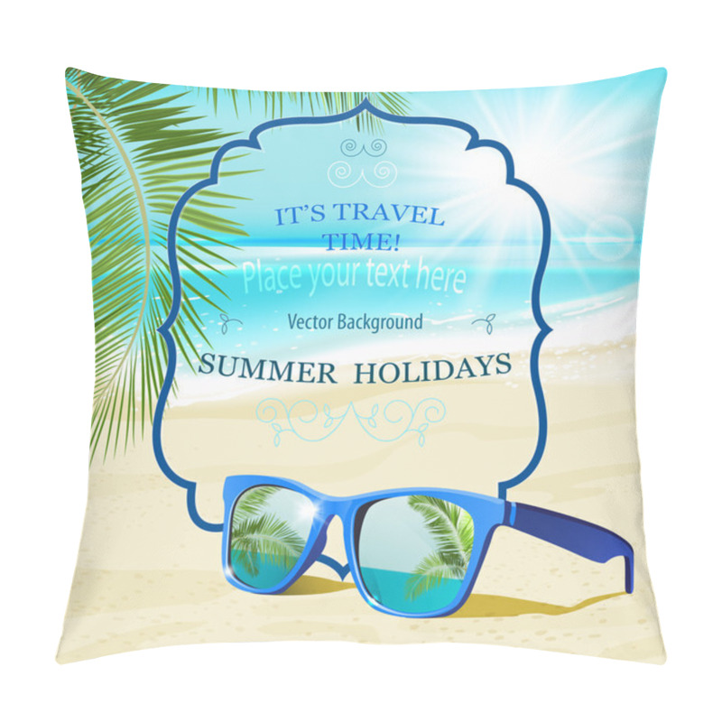 Personality  Seashore Background Pillow Covers