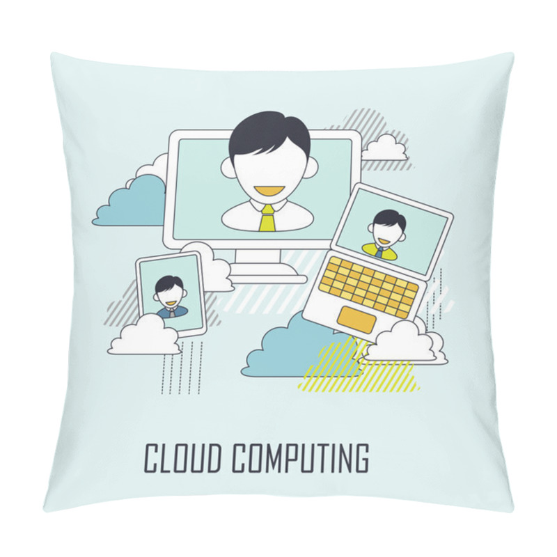 Personality  Technology Concept Pillow Covers