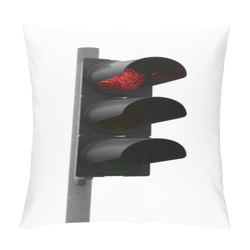 Personality  Red Traffic Light Pillow Covers