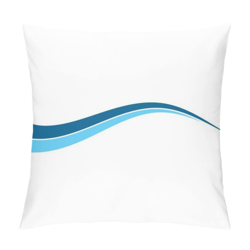 Personality  Wave Line Vector Concept Illustration  Pillow Covers