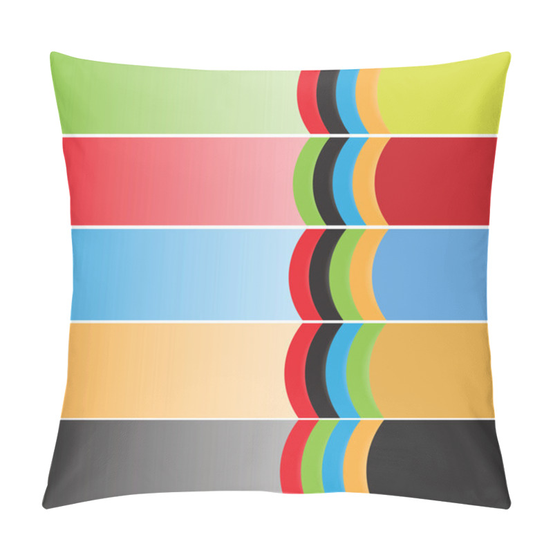 Personality  Vector Banners Pillow Covers