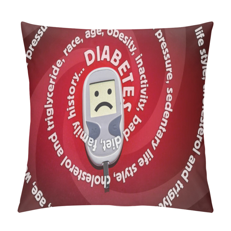 Personality  Diabetes Symptoms Spiral Pillow Covers